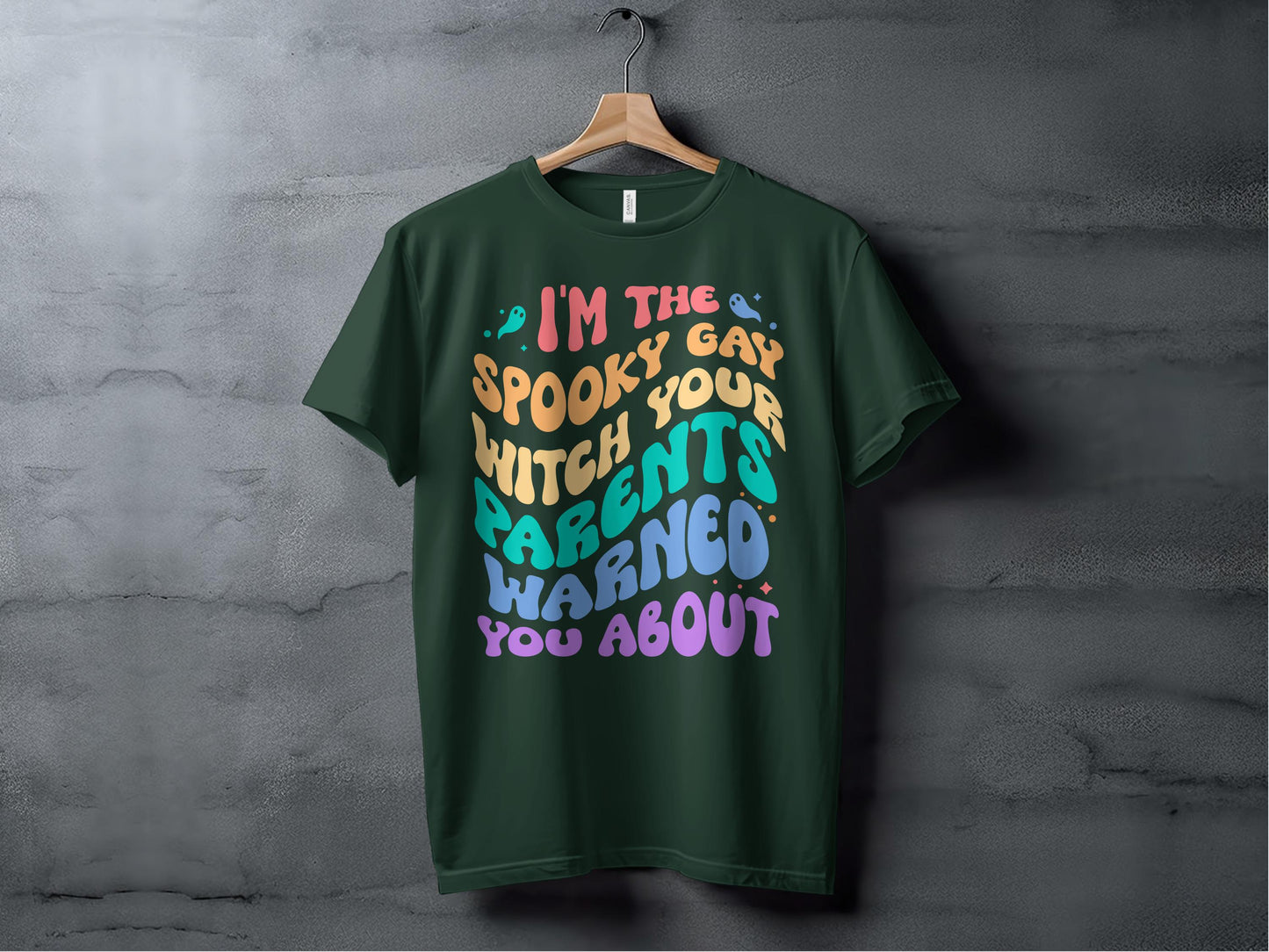 I'm the Spooky Gay Witch Your Parents Warned T-Shirt product