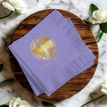 Elegant Personalized Wedding Napkin product