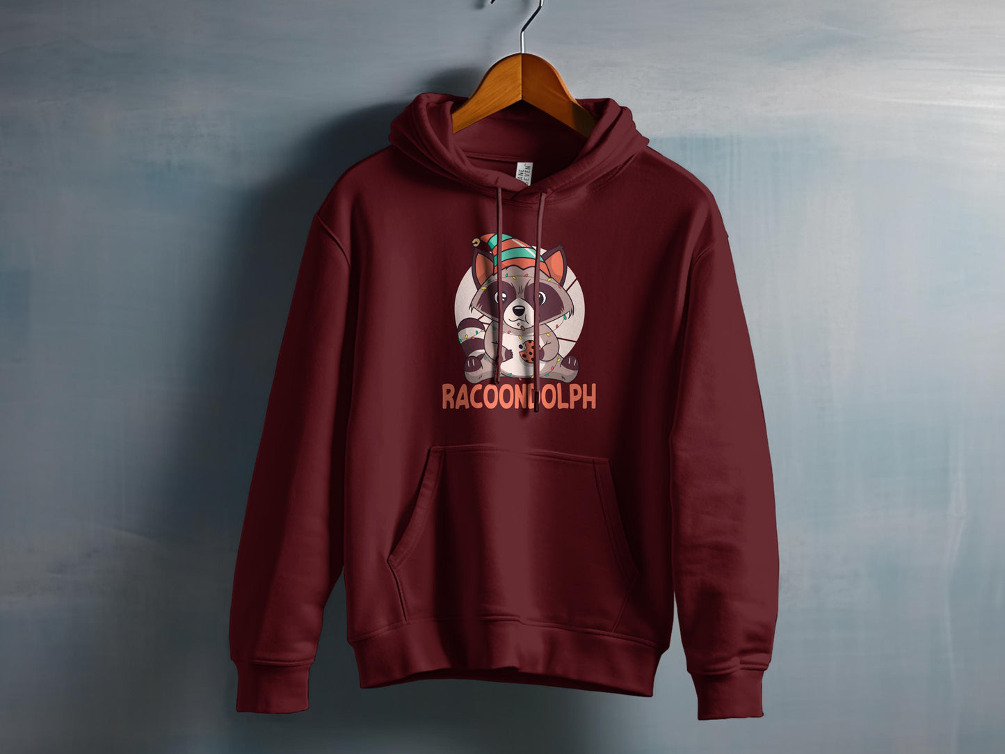 Racoon Rudolph Hoodie Animal Novelty Clothing product type