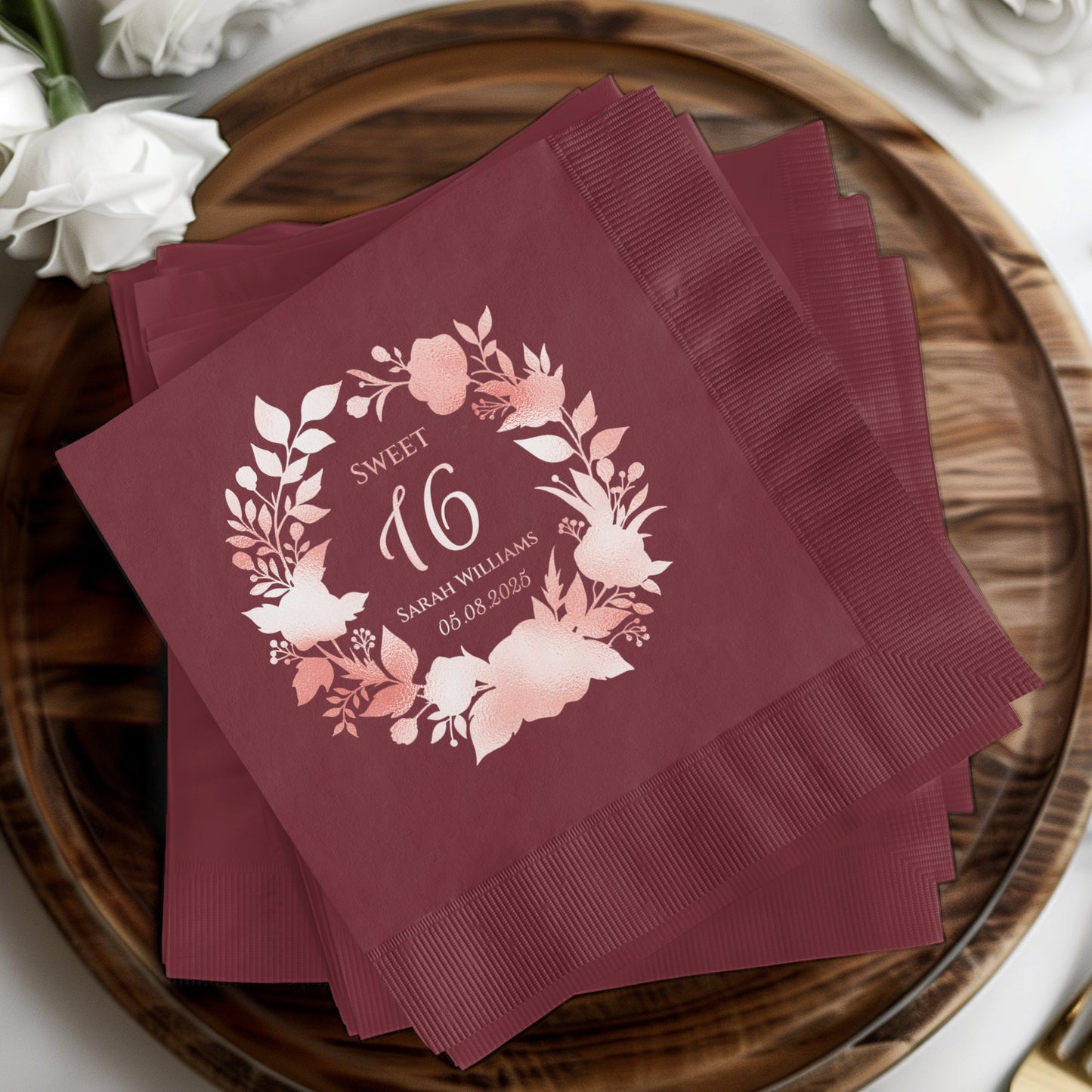 Sweet 16 Personalized Party Napkins product