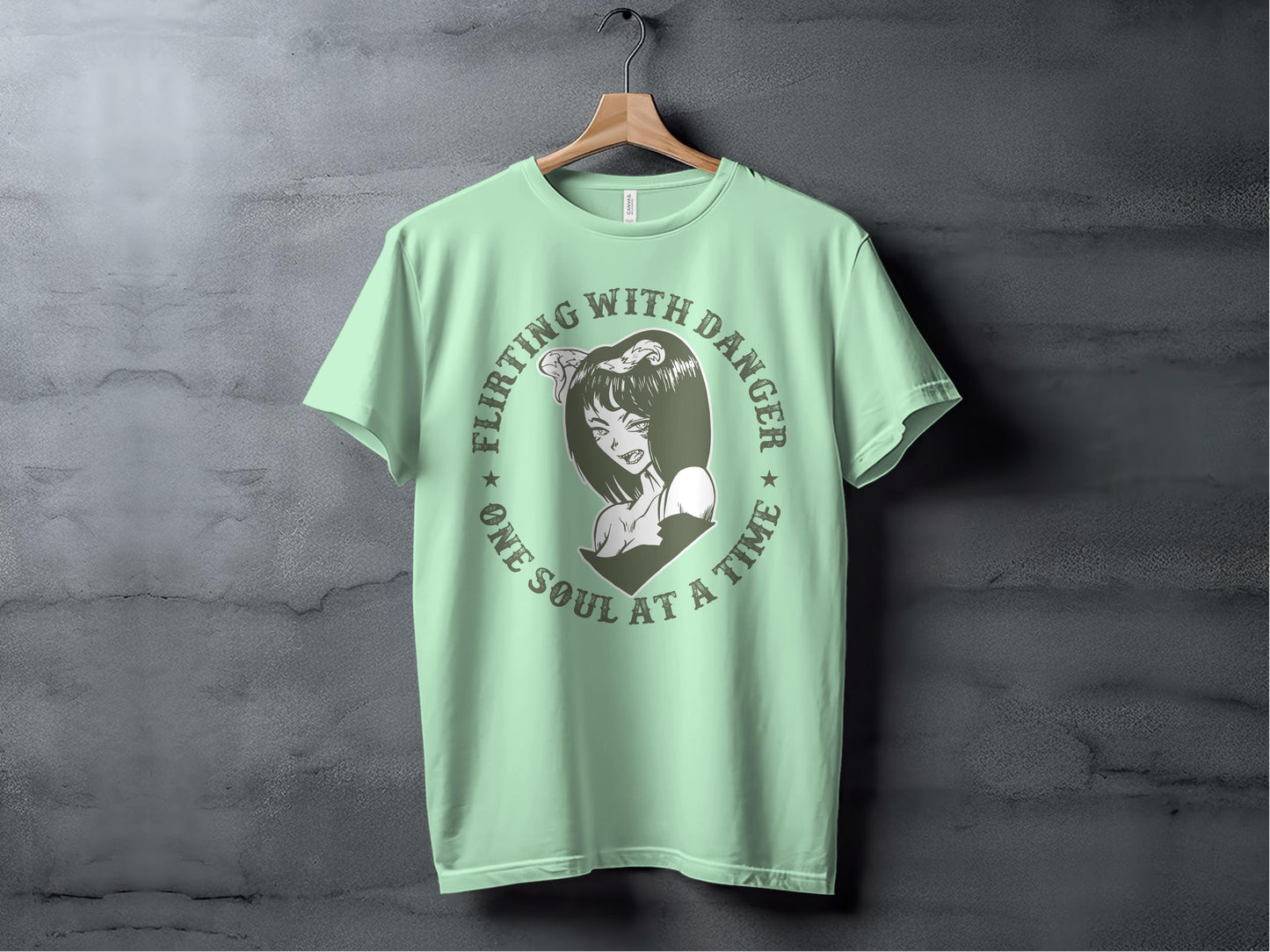 Flirting with Danger One Soul at a Time T-Shirt Product