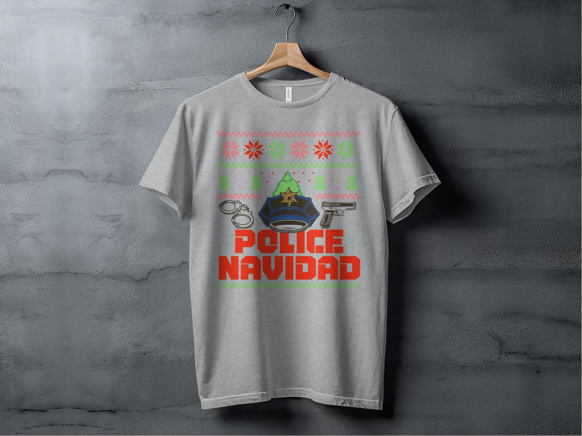 Festive Police Navidad Christmas Humor Shirt product