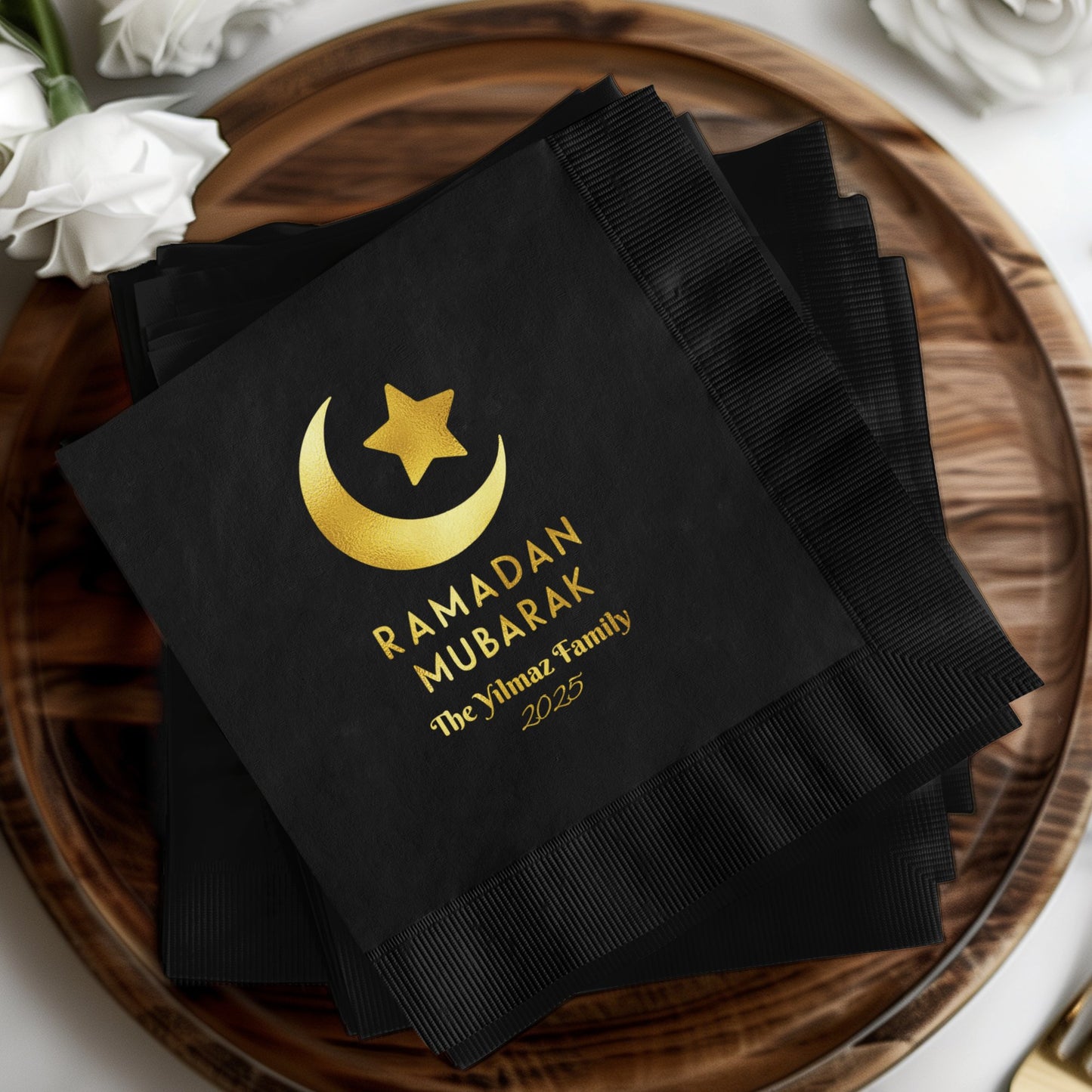 Ramadan Mubarak The Ahmad Family 2023 napkin product