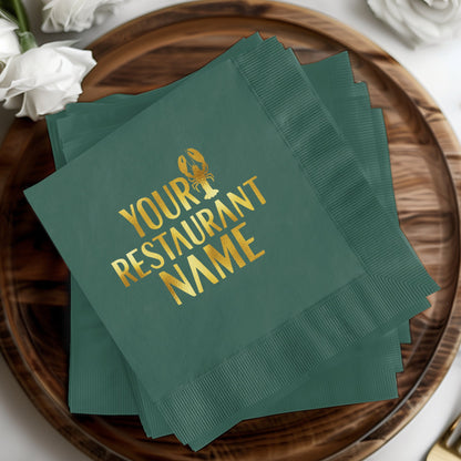 Custom Printed Napkins with Your Restaurant Name product