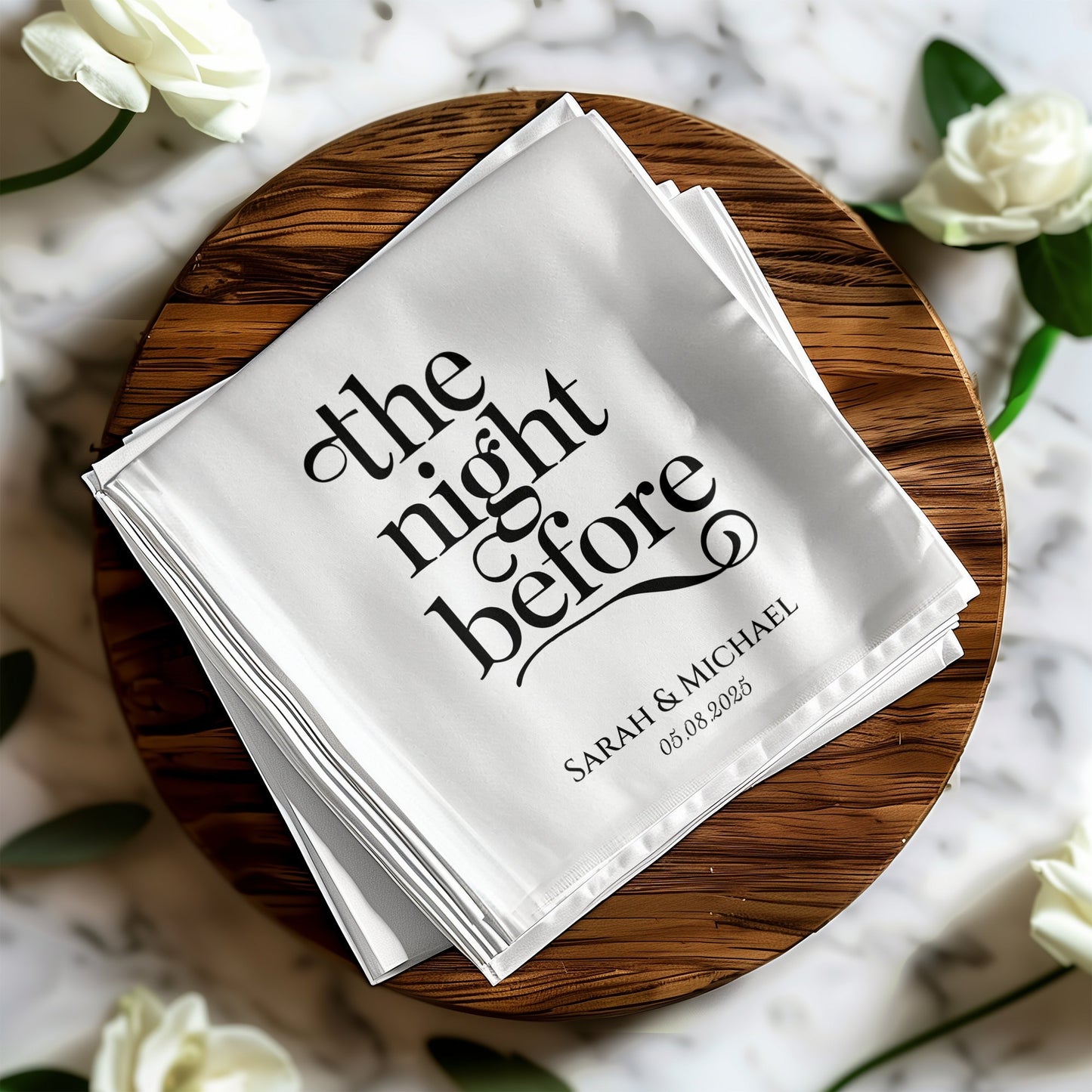 The Night Before Personalized Napkin product
