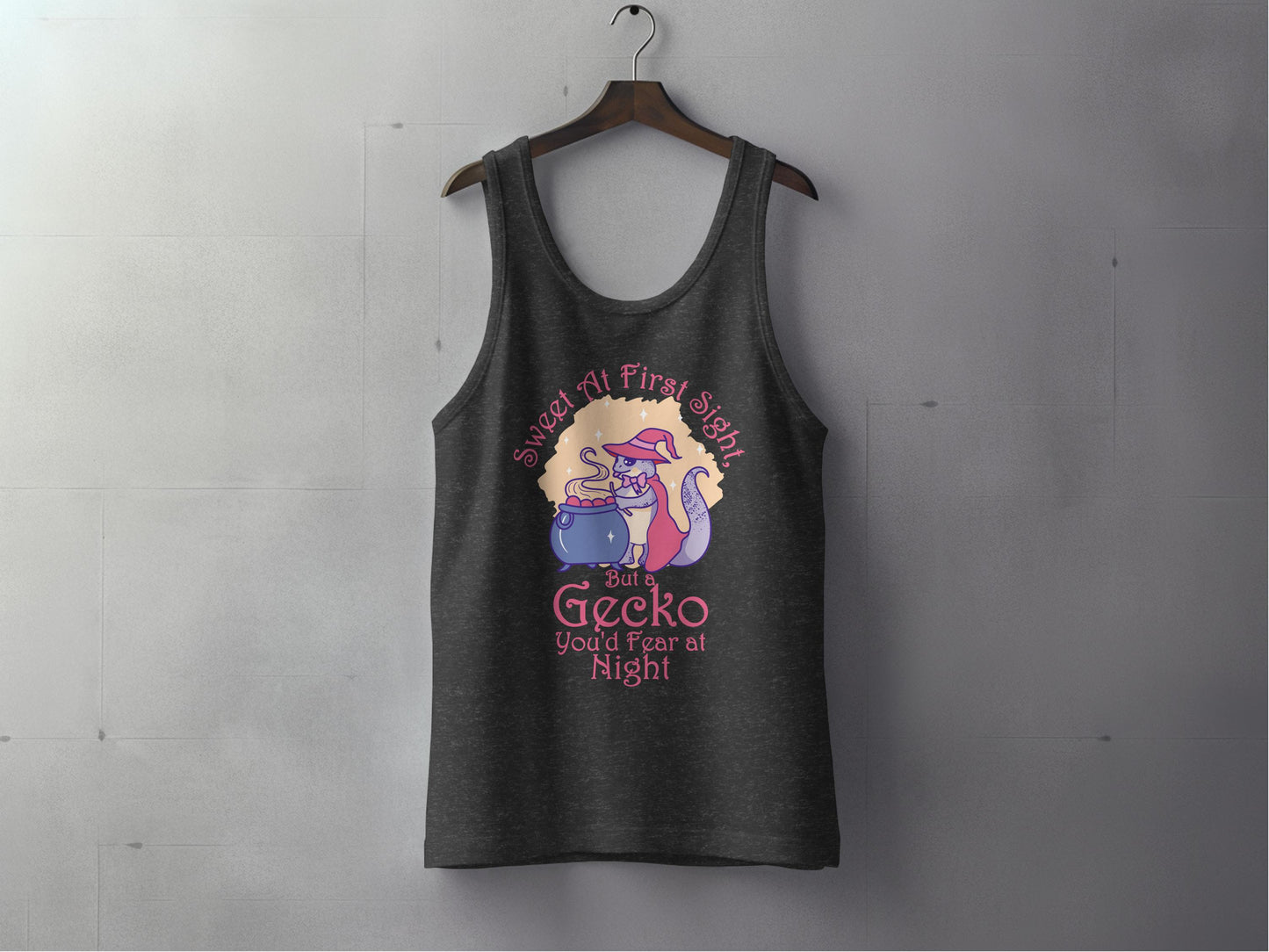Enchanting Gecko Design Tank Top Ideal For Night product