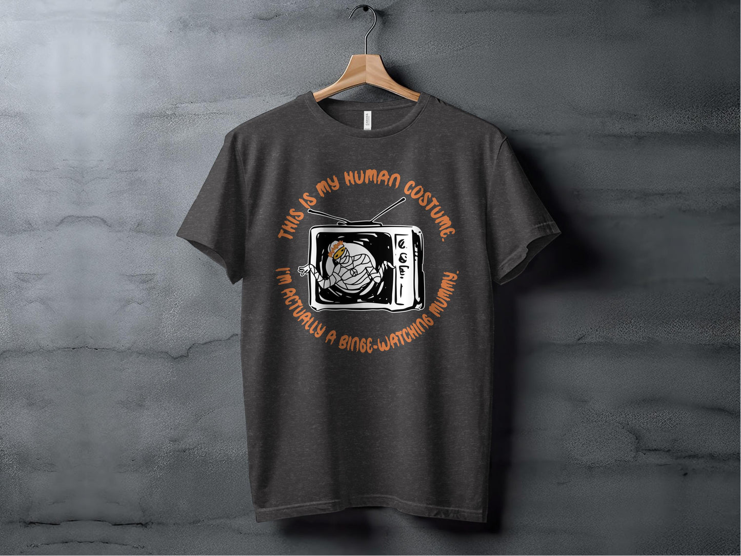 Binge-Watching Mummy Human Costume Shirt product