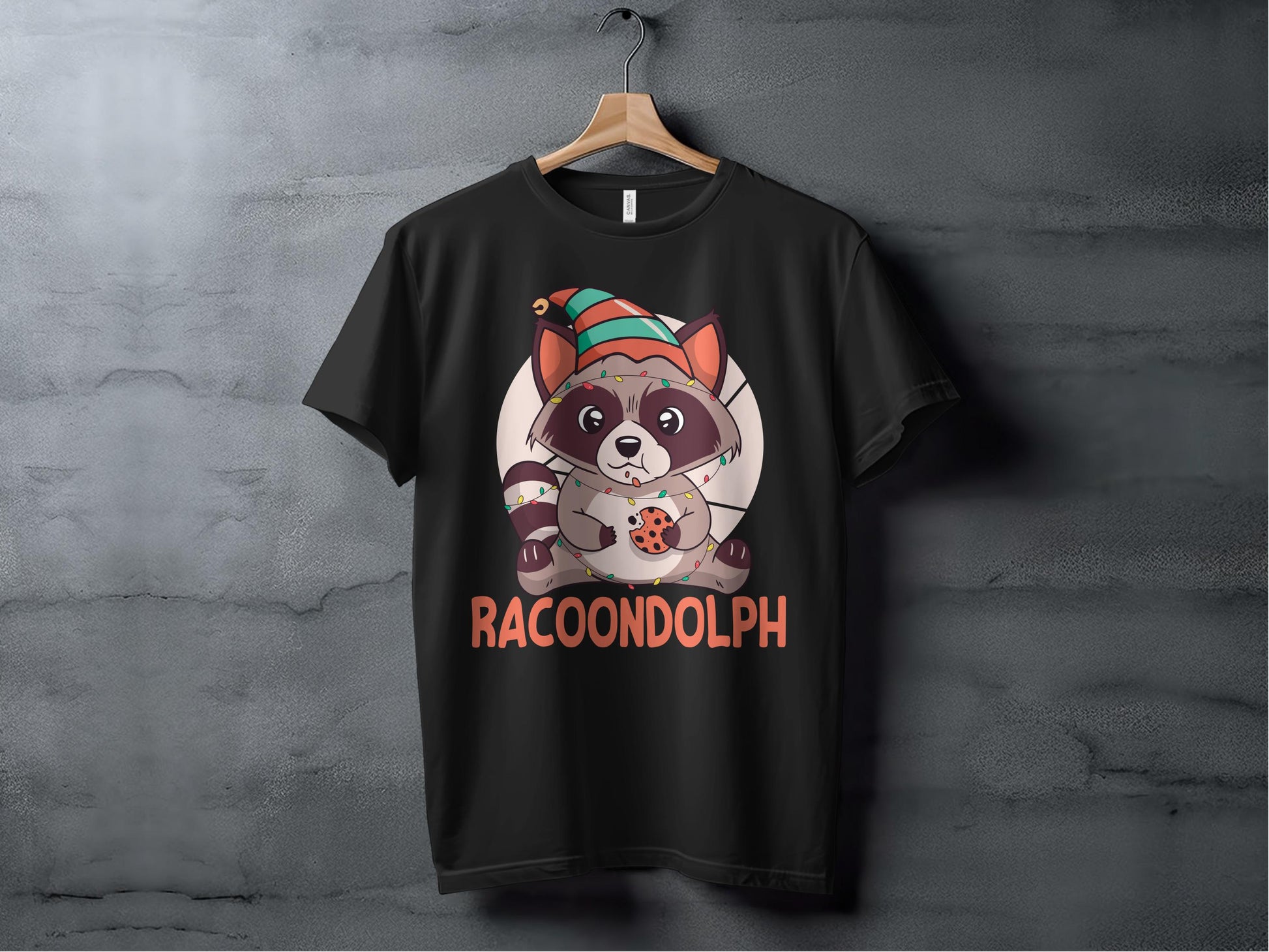 Raccoondolph Festive Character Themed T-shirt product