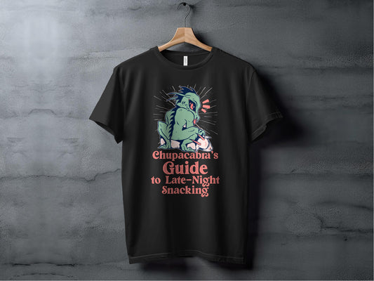 Chupacabra's Guide to Late-Night Snacking t-shirt product type