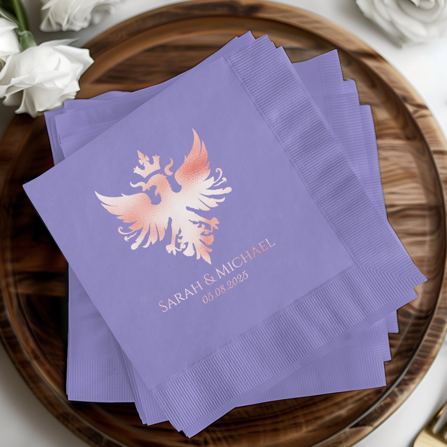 Custom Wedding Napkins with Unique Design product type