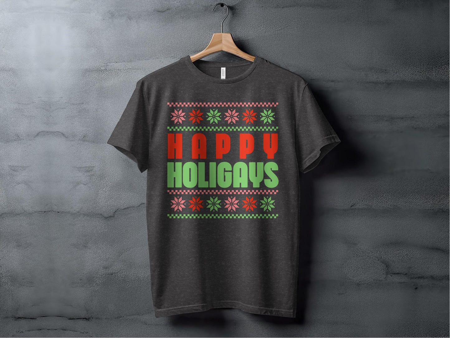 Festive Happy Holigays Graphic T-Shirt product