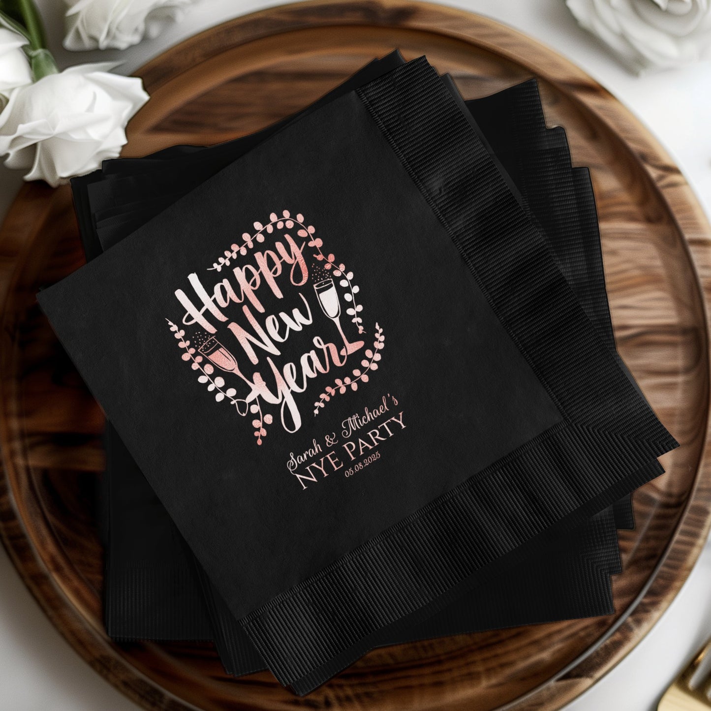 Personalized Happy New Year Party Napkins product type