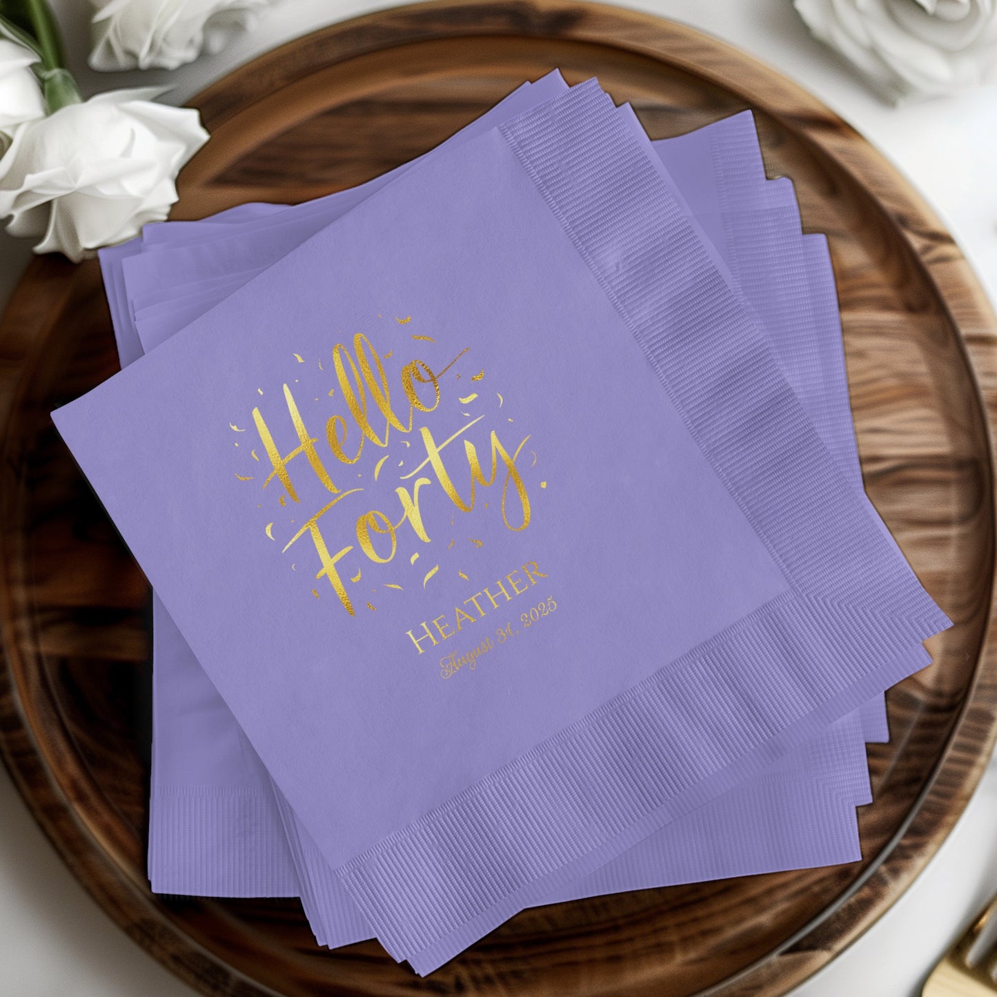 Celebrate Milestone with Personalized Napkins product