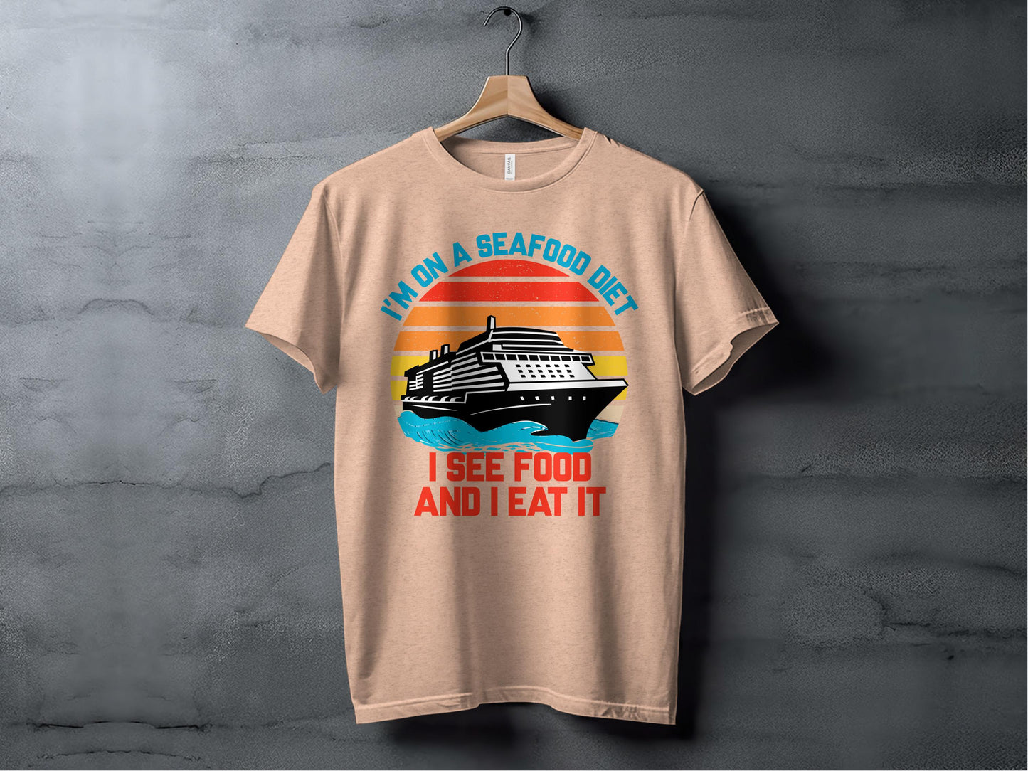 I'm On A Seafood Diet Funny Tee Shirt product type