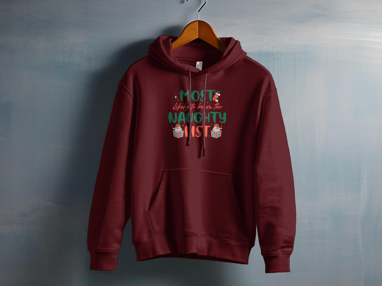 Most Wonderful Time Naughty List Hoodie product