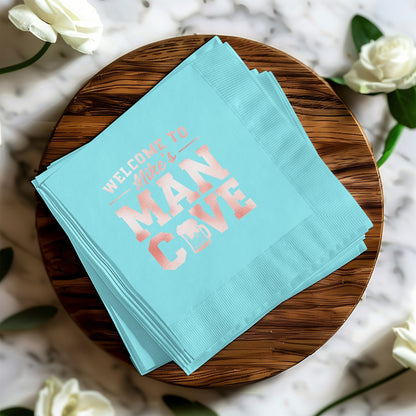 Welcome to the Man Cave custom napkin product type