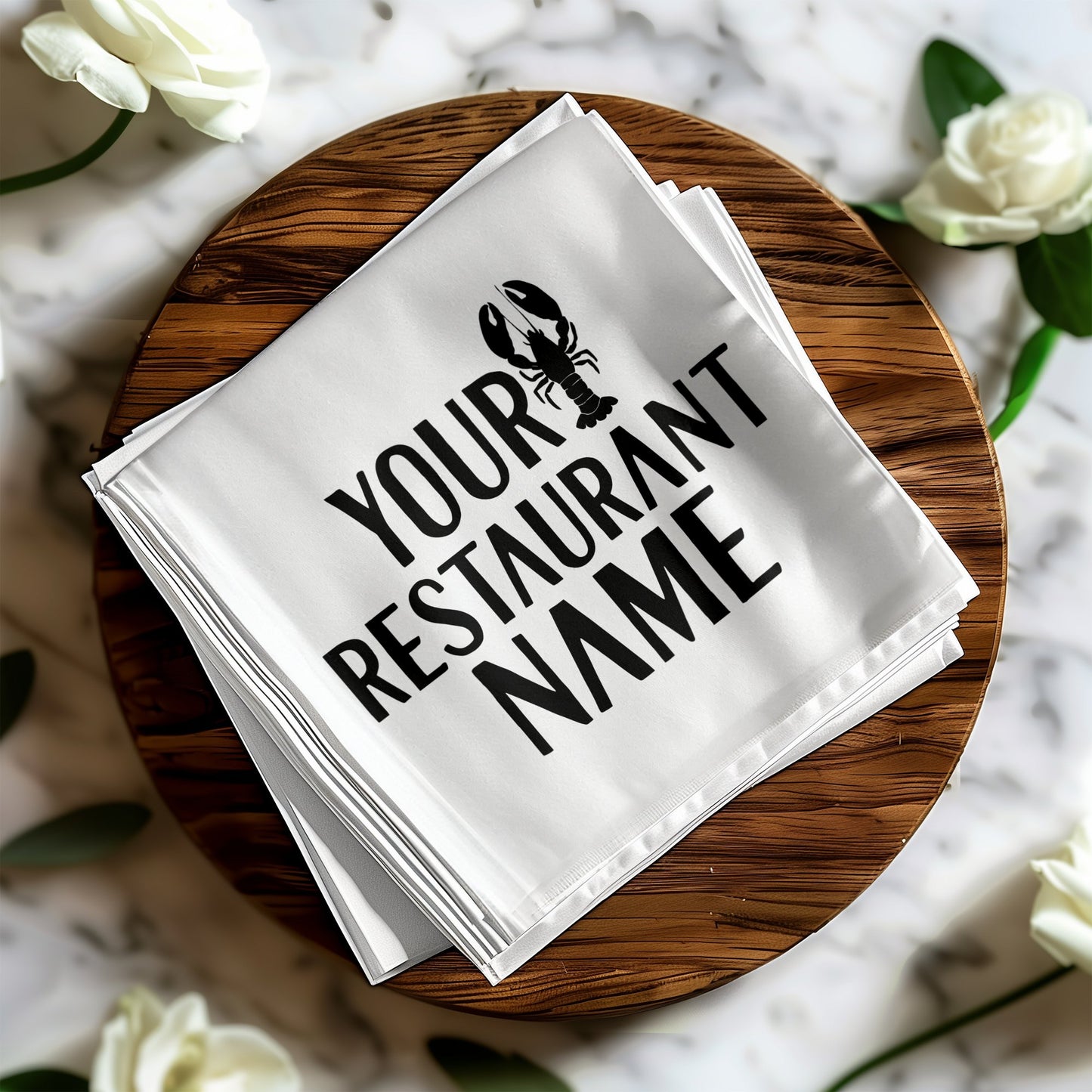Custom Printed Restaurant Name Napkin product