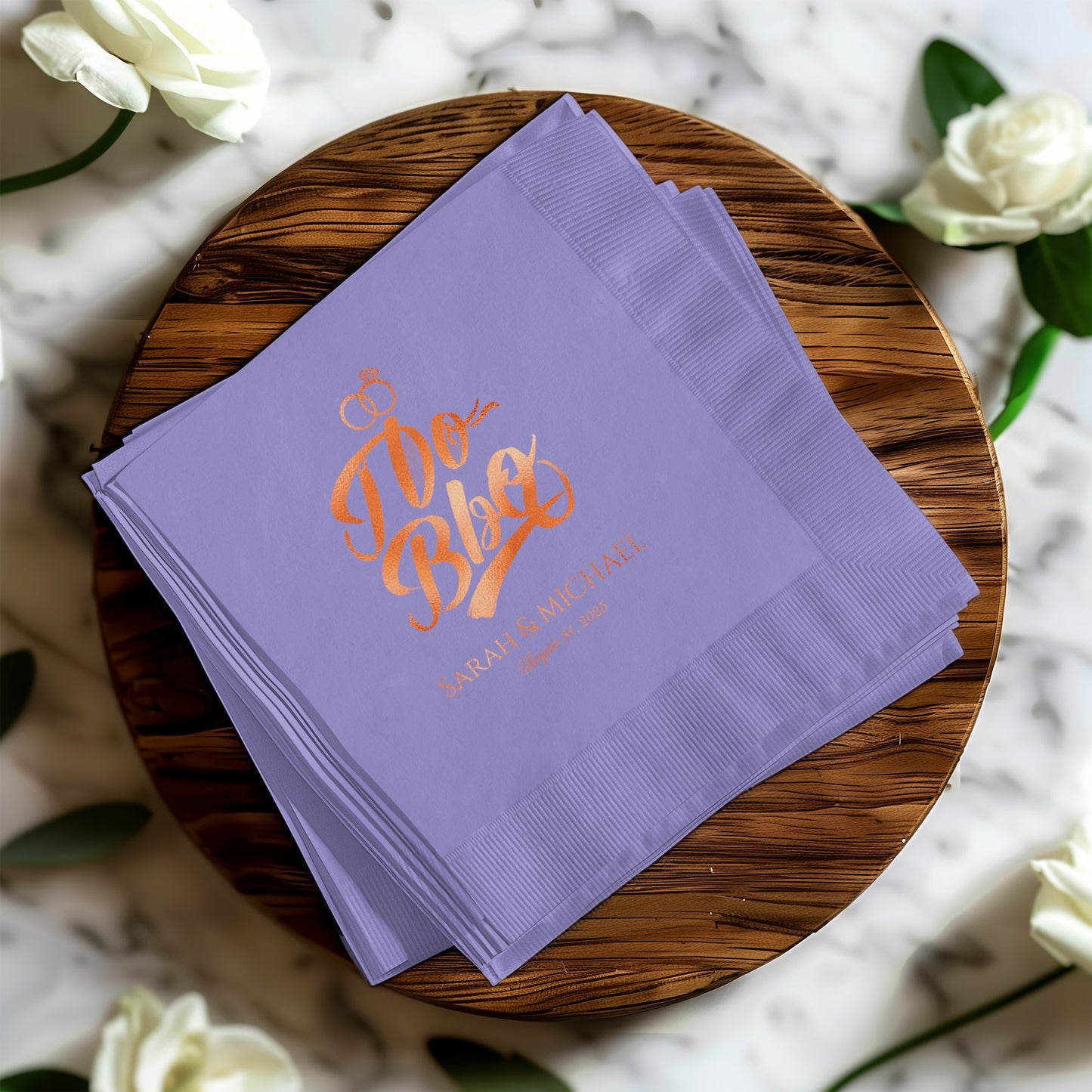 I Do BBQ Personalized Wedding Napkins product