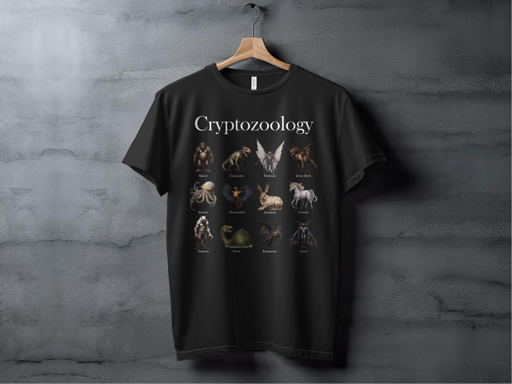 Cryptozooology Mythical Creatures Illustration product type