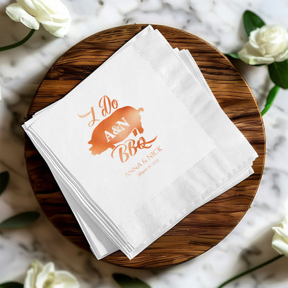 Custom Wedding Napkins with BBQ Theme product type