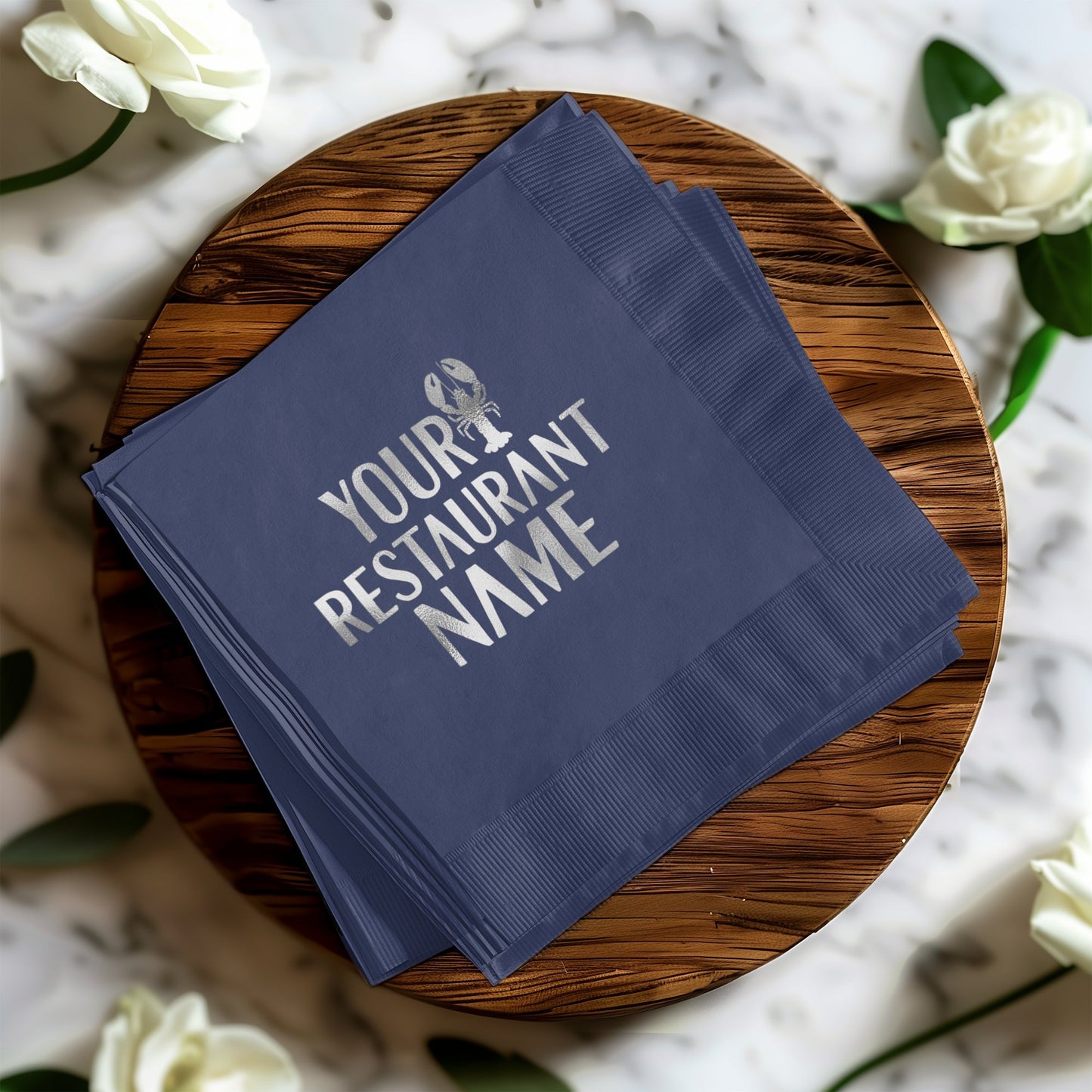 Customizable Restaurant Logo Napkins product