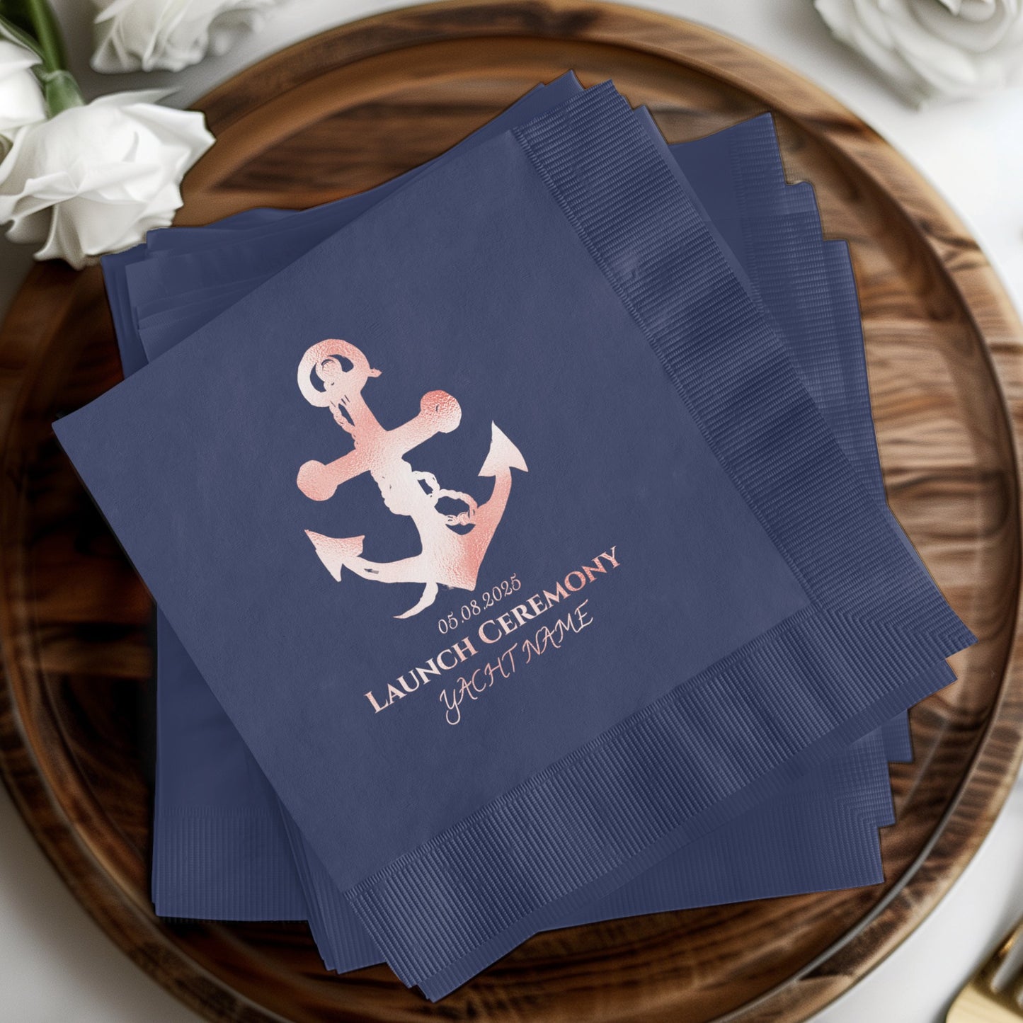 Launch Ceremony Yacht Name Anchor Event product
