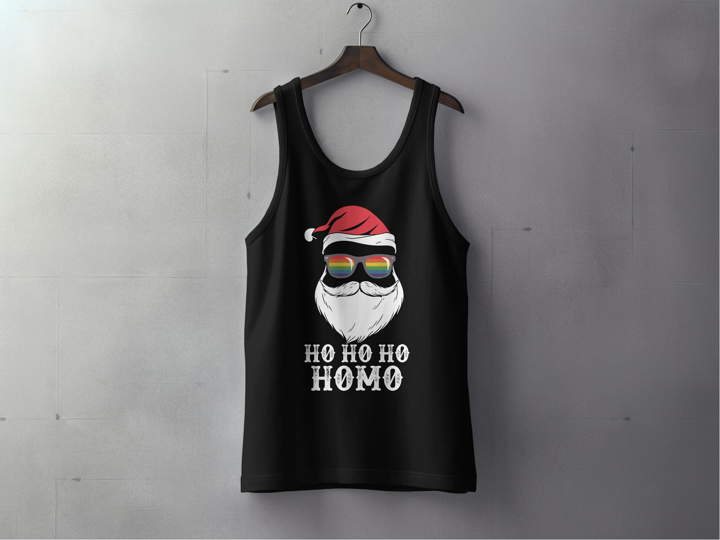 Ho Ho Ho Homo Funny Santa Tank Top product