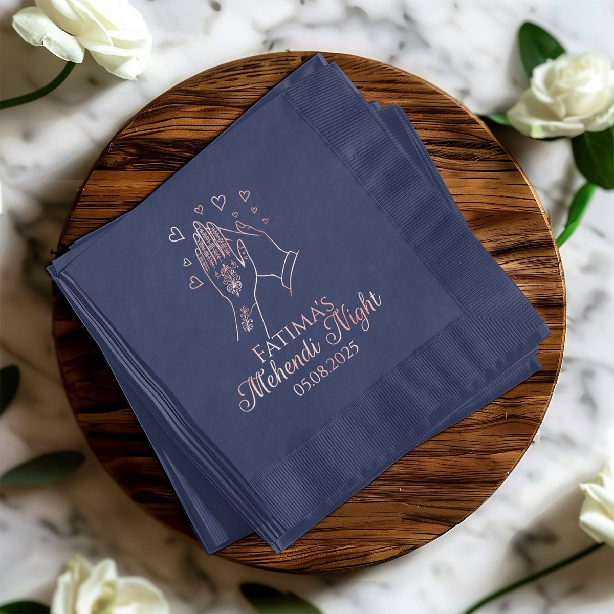 Personalized Mehendi Night Napkins product