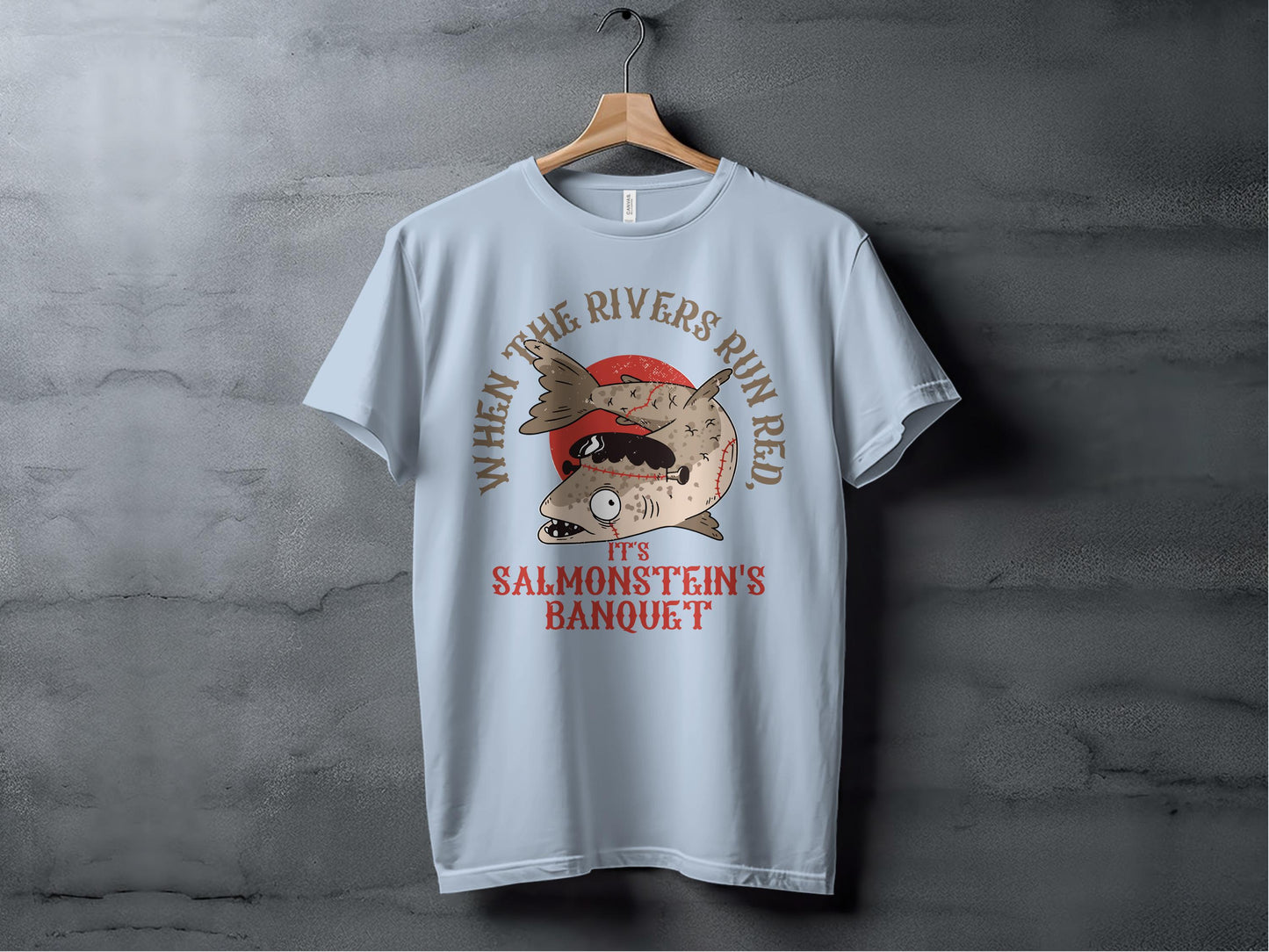 When the rivers run red salmon fishing product