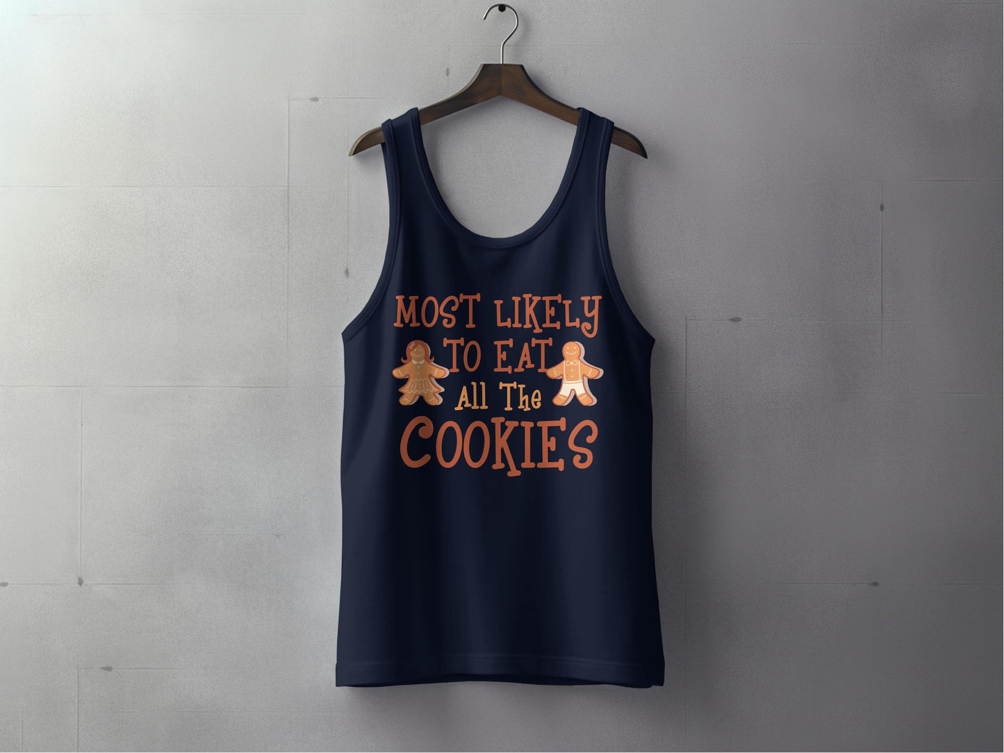 Most Likely To Eat All The Cookies Tank Top Product