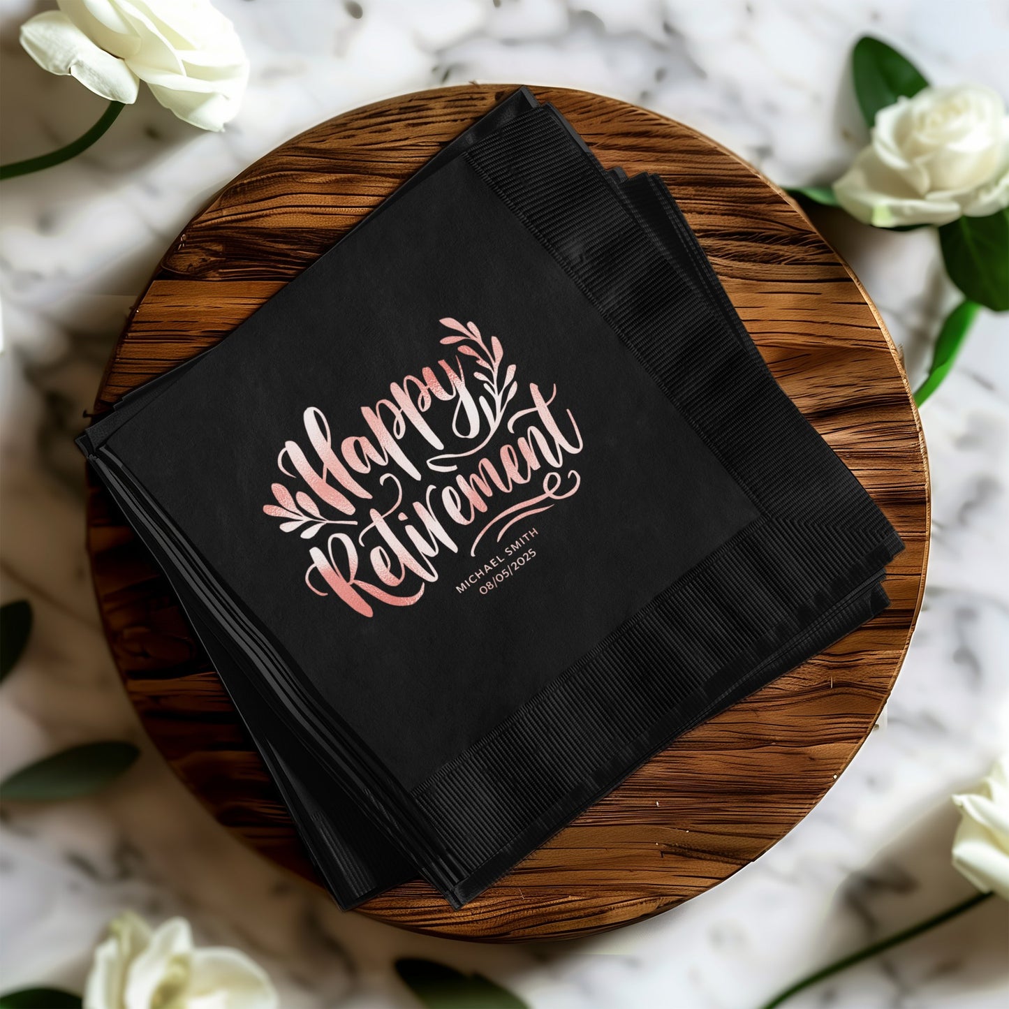 Happy Retirement Personalized Party Napkin product