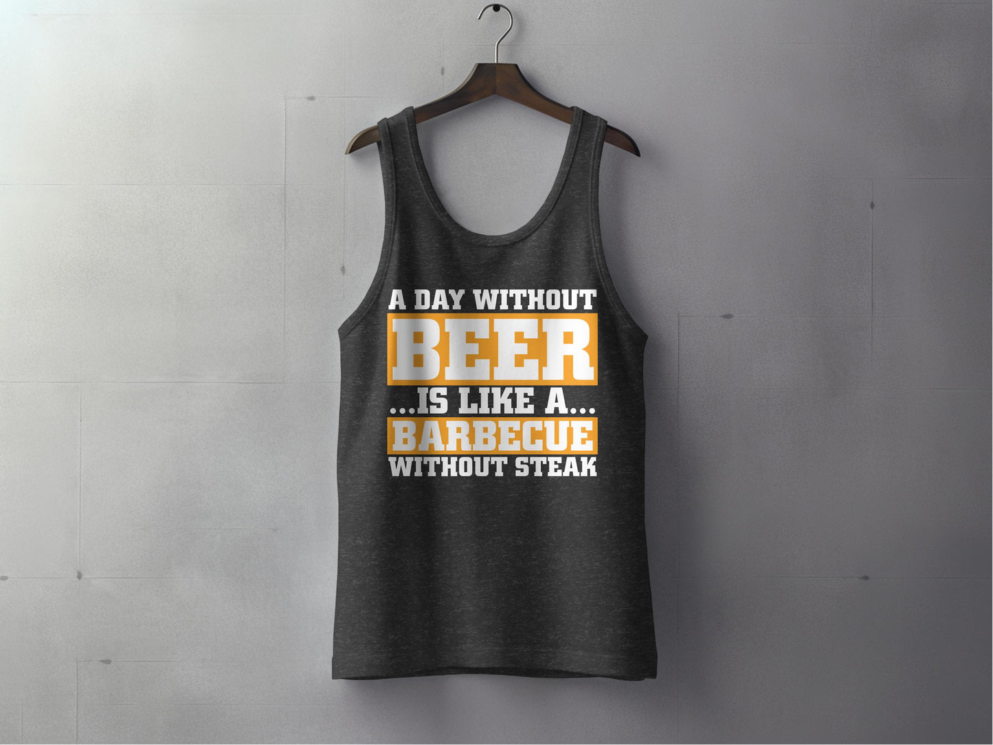 A Day Without Beer Is Like A Barbecue Tank Top Product