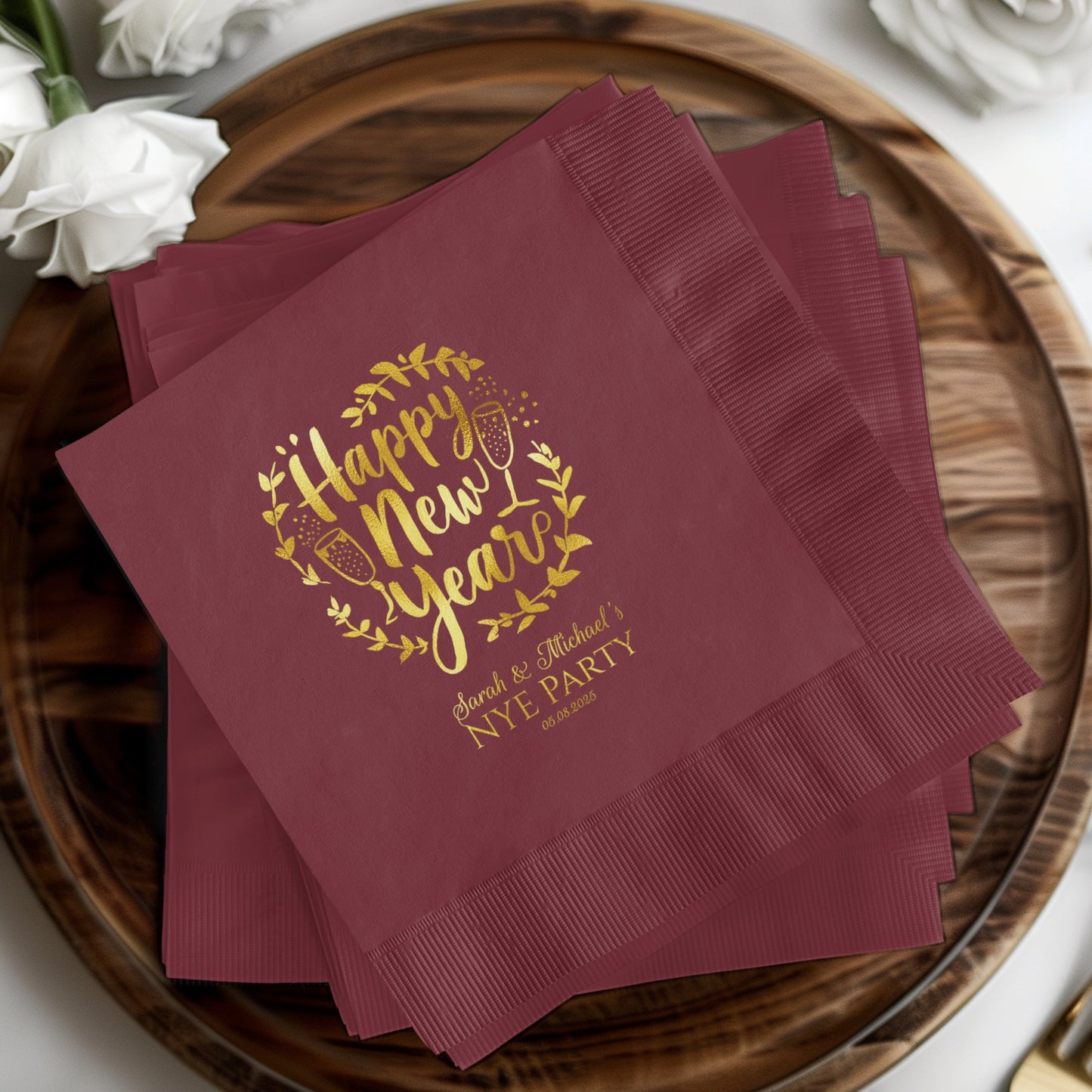 Personalized Happy New Year Party Napkins product