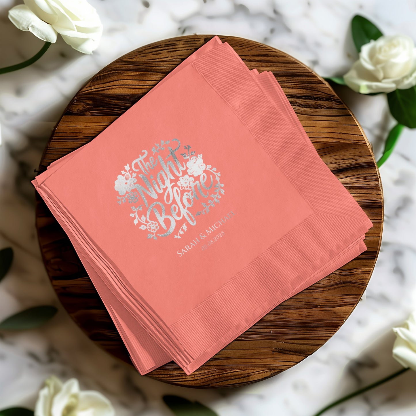 The Night Before Personalized Napkin product type