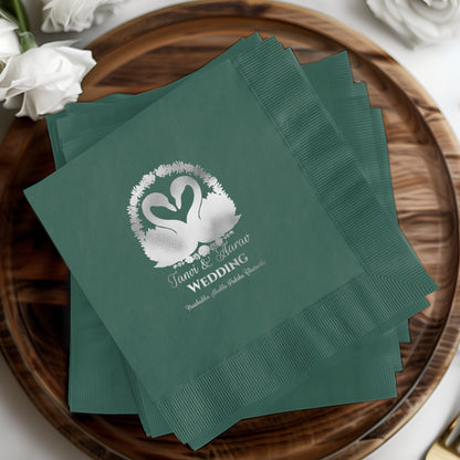Elegant Personalized Wedding Napkins product