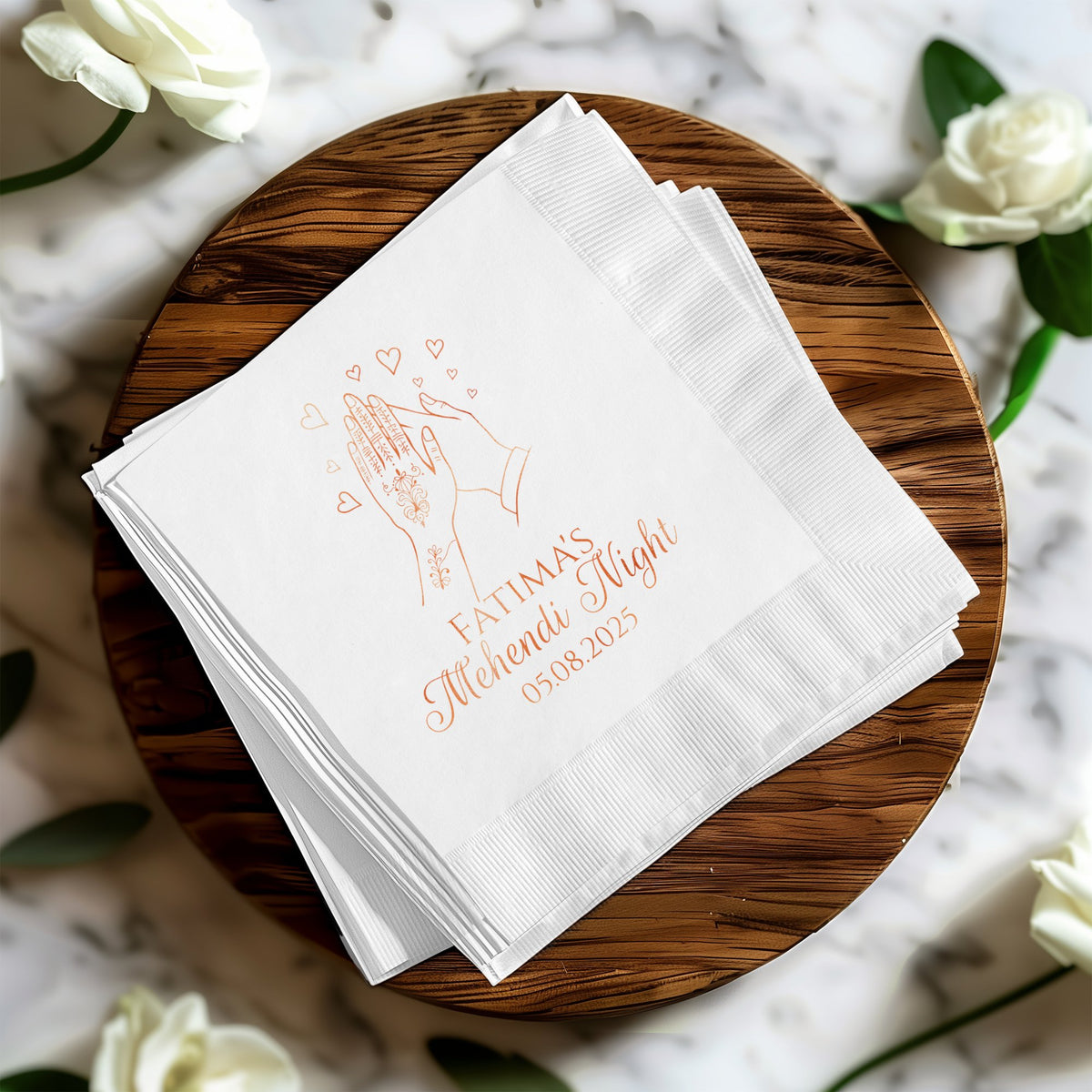 Fatima's Weekend Night Personalized Napkins product