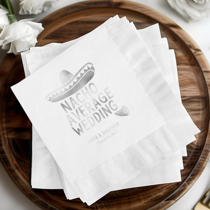 Nacho Average Wedding Funny Design Napkin product