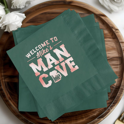 Welcome to Mike's Man Cave Napkins product
