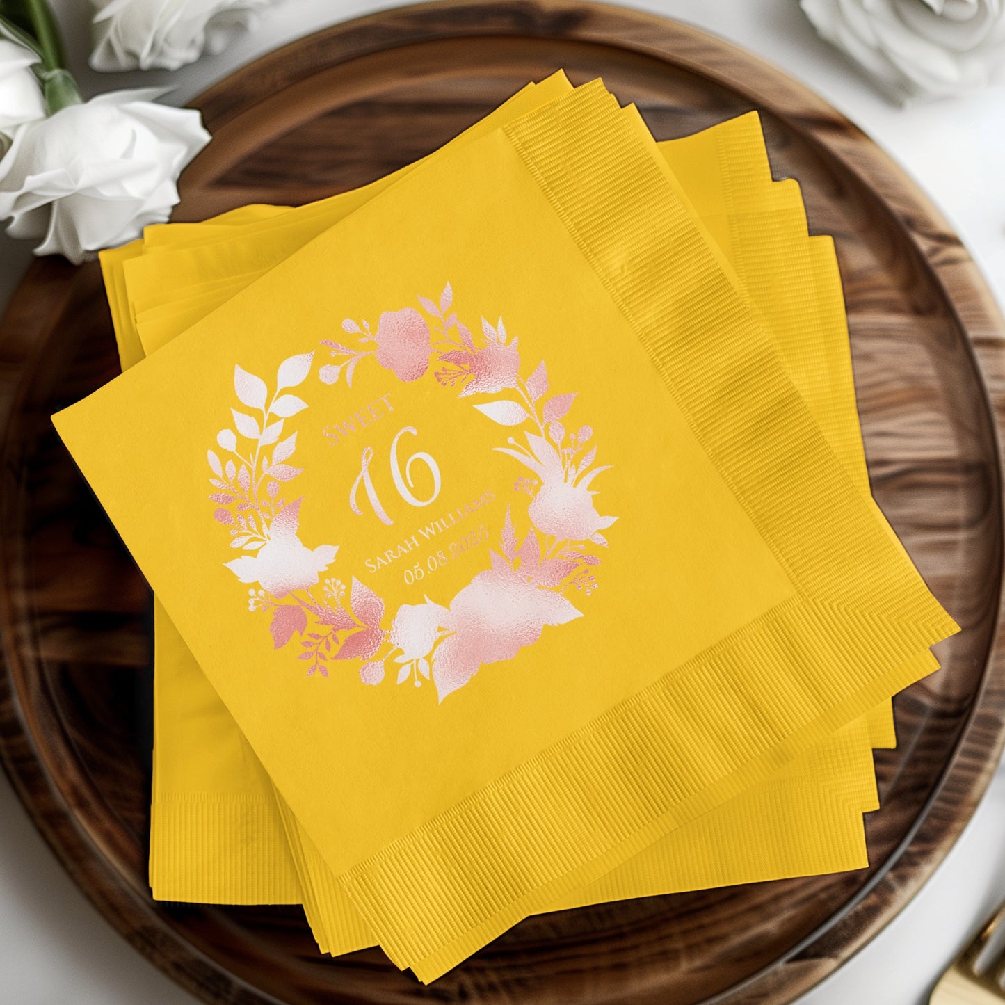 Sweet 16 Personalized Party Napkins Product