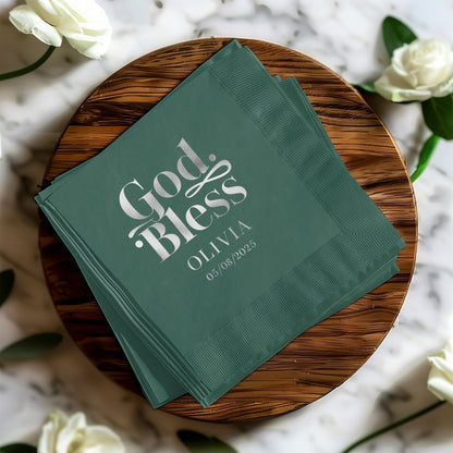God Bless Olivia Custom Religious Napkin product type