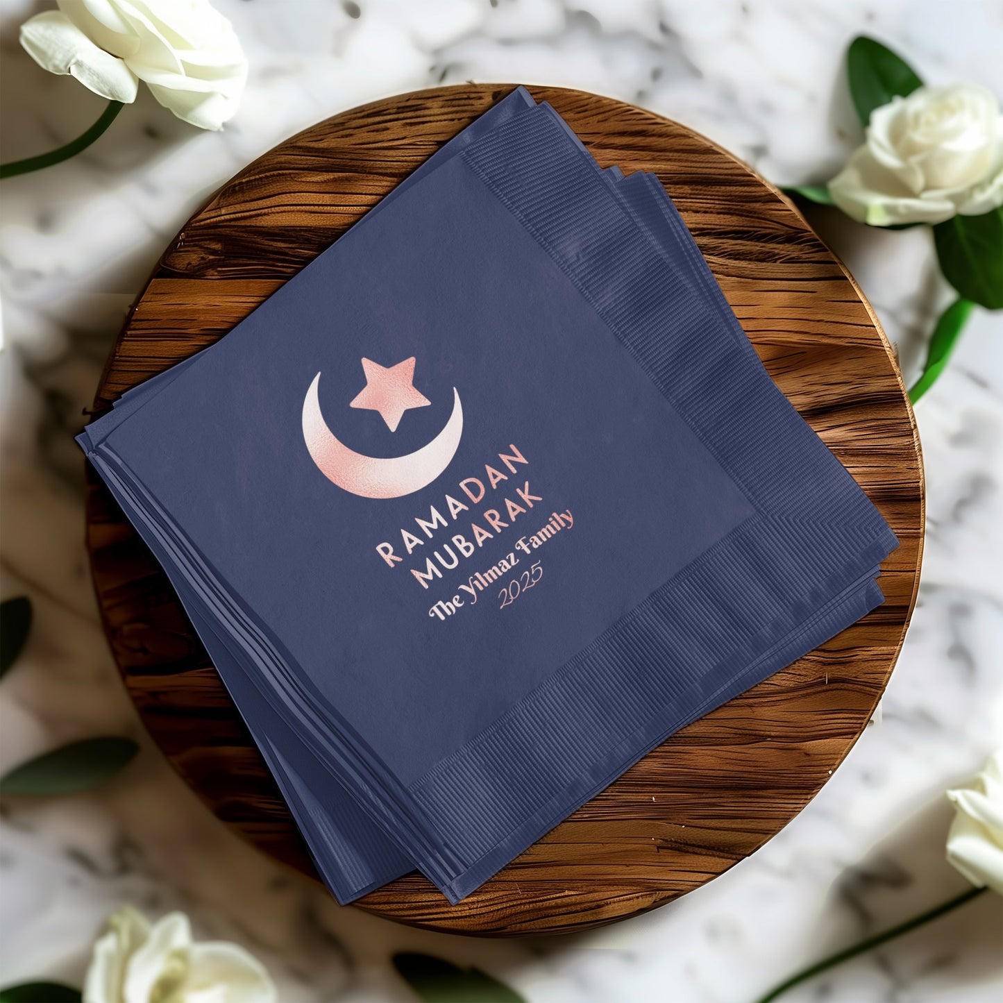 Ramadan Mubarak Personalized Napkins product type