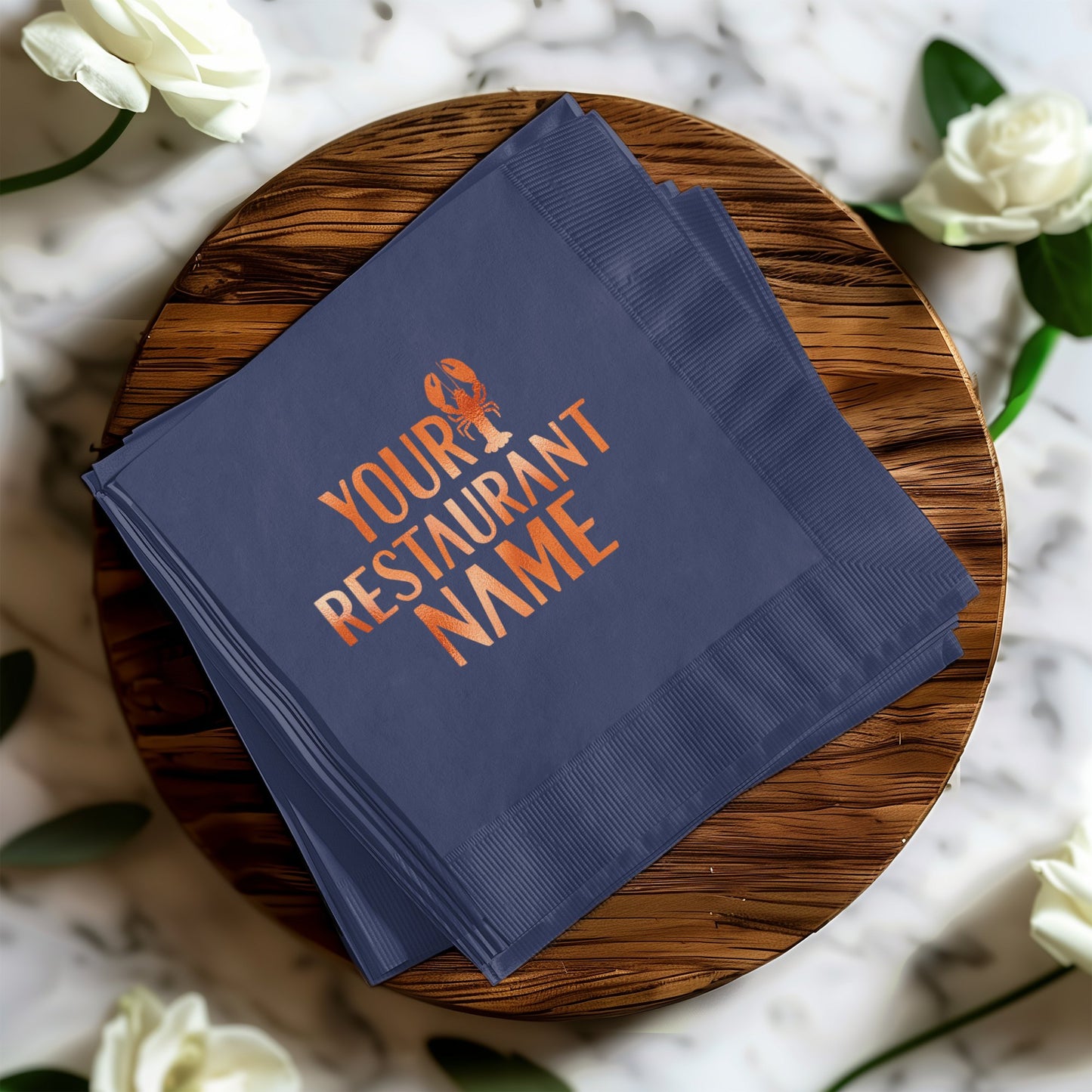 Personalized Restaurant Name Napkin product
