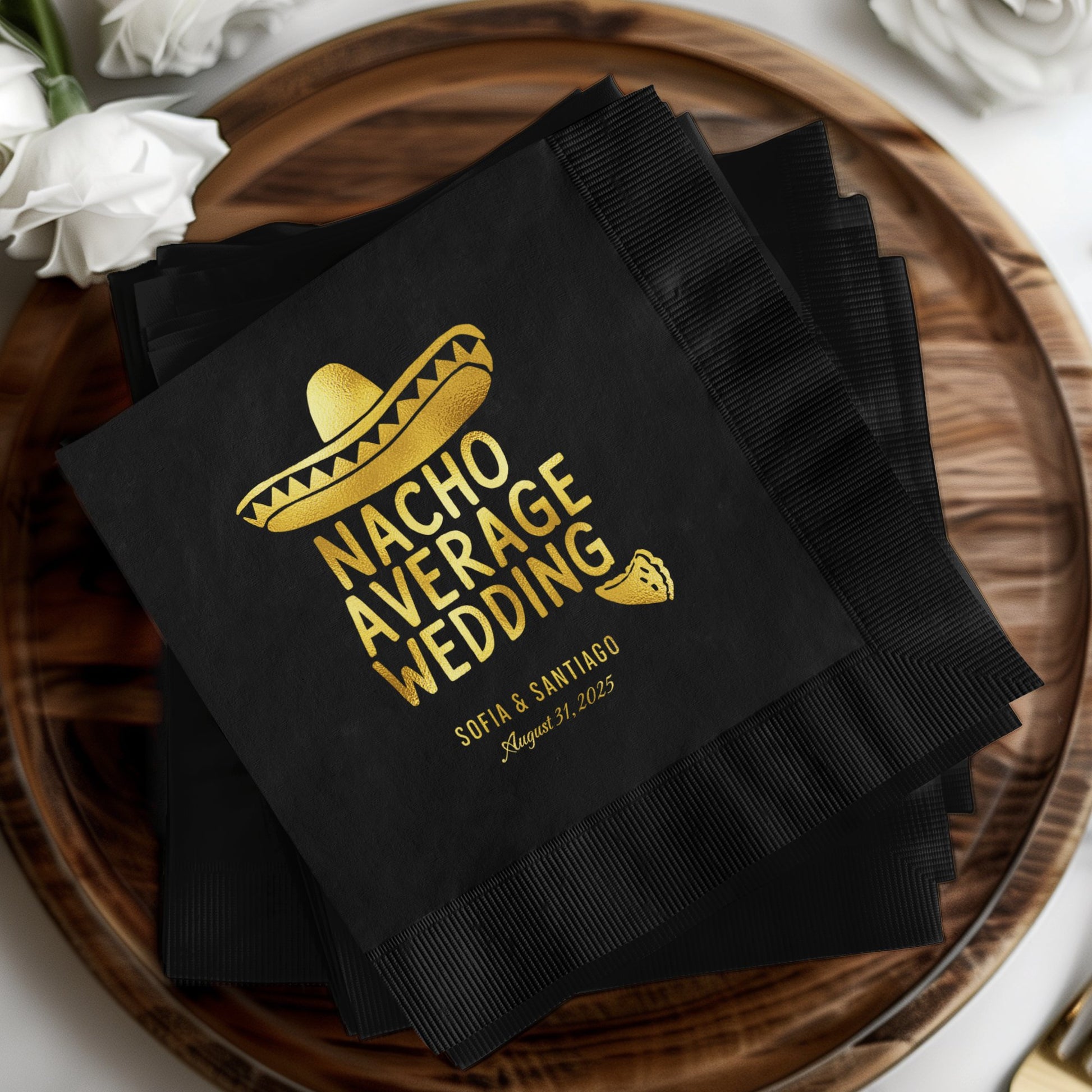 Nacho Average Wedding Party Napkins Product