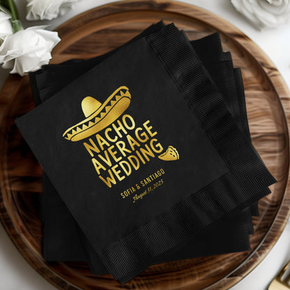 Nacho Average Wedding Party Napkins Product