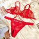 Individuelles BH-Set mit Strass-Buchstaben-String
