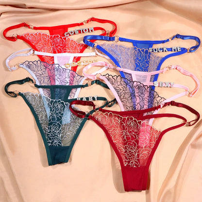 Tanga mit individuellem Namen, Vorderseite