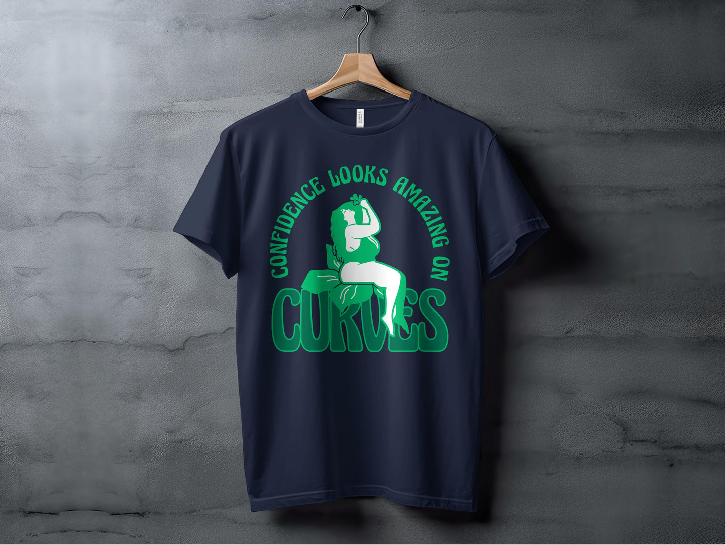 Confidence Looks Amazing On Curves T-shirt product