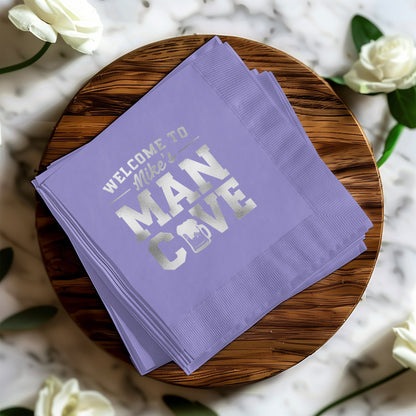 Welcome to Mike's Man Cave Napkins product