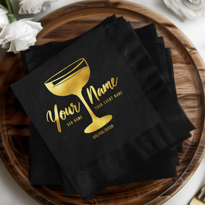 Personalized Event Napkins with Custom Name and Date product