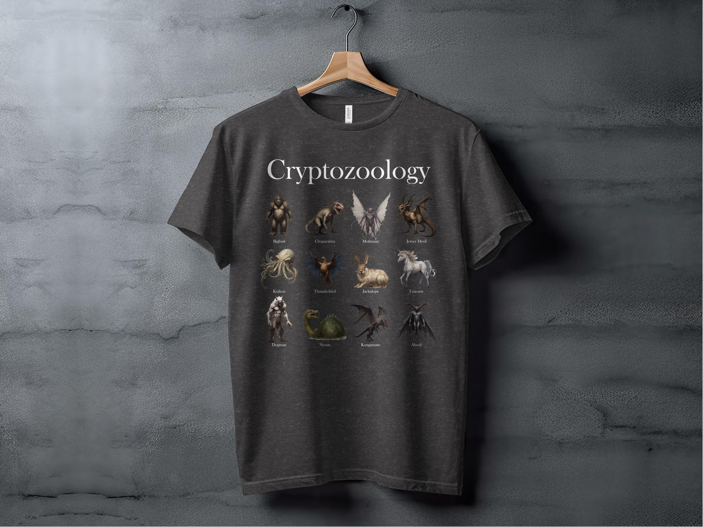 Cryptid Creatures Cryptozoology Themed Graphic T-shirt product